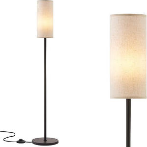 Lampadaire à lumière verticale <span class=keywords><strong>de</strong></span> conception nordique LED Style minimaliste moderne en noir, blanc et gris - Product Image 4