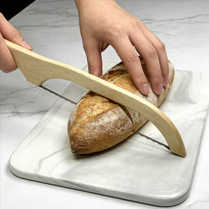 <span class=keywords><strong>Cuchillo</strong></span> de Pan Profesional para Panaderos, Acero Inoxidable, Mango de Madera, Ecológico, Ambidiestro, Acabado Mate, 280mm, Cocina - Product Image 5