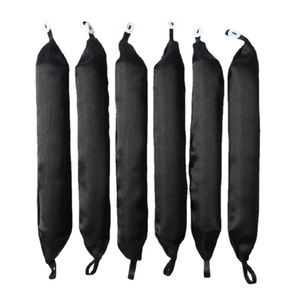 Ensemble de rouleaux à cheveux sans chaleur, 6 pièces, outil de coiffage en mousse à fermeture à pression pour un coiffage à grandes vagues, noir - Product Image 5