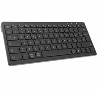 Keyboard Nirkabel AI Copilot Key 78 Tombol Silent Ultra-Thin QWERTY Scissor Switch 2.4G USB-C untuk iPad Laptop Tablet