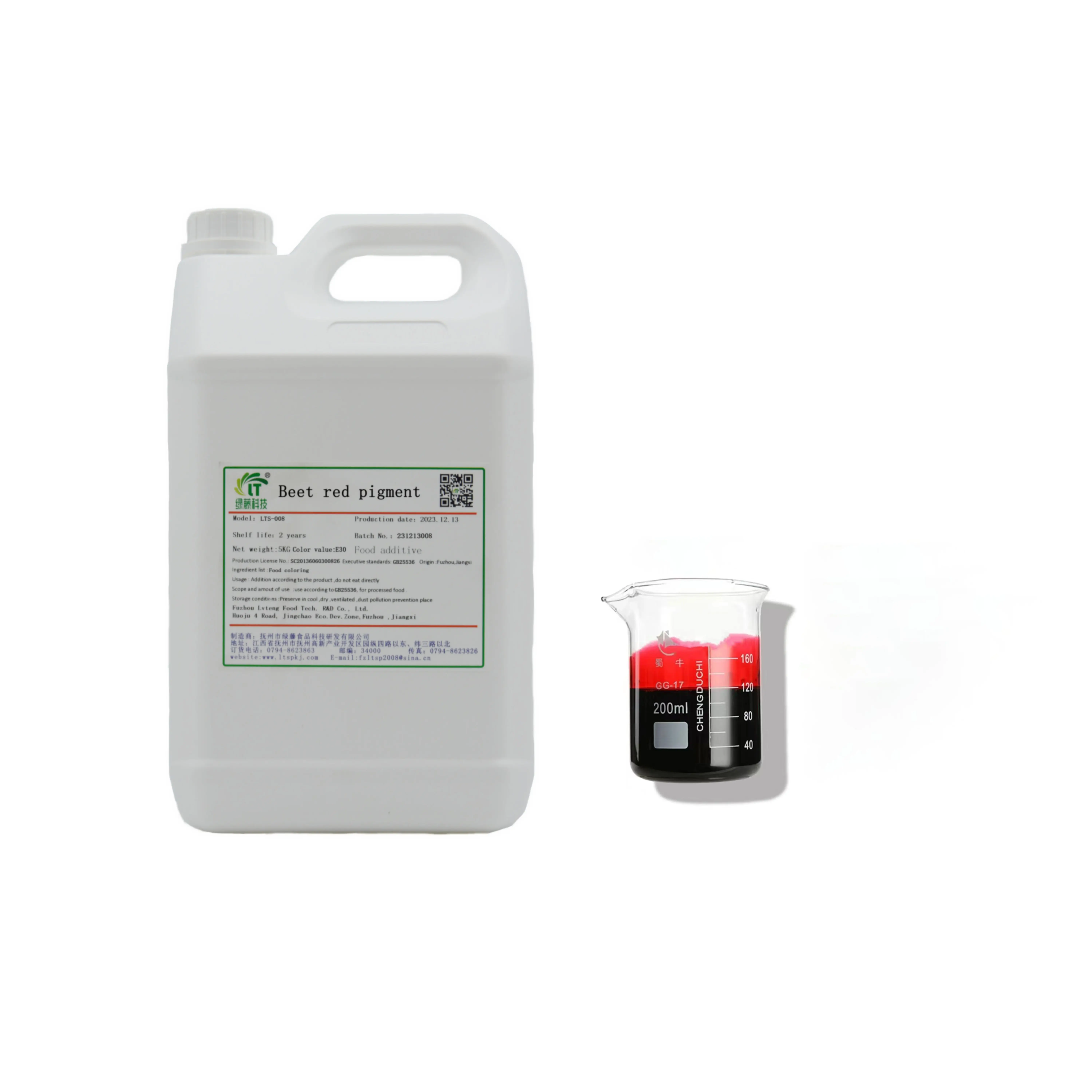 Additivo alimentare biologico estratto di radice di barbabietola pigmento naturale in polvere barbabietola pigmento rosso E30