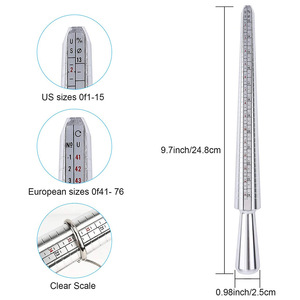 27pcs Circle US 1-13 <strong>Ring</strong> <strong>Measuring</strong> <strong>Tool</strong> Kit Metal <strong>Ring</strong> Size Mandrel <strong>Ring</strong> Sizer Finger Gauge Essential Jewelry Making <strong>Tools</strong> - Product Image 4