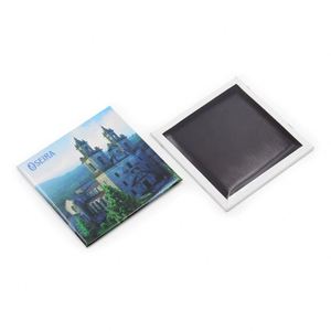Aimant de réfrigérateur en tôle métallique imprimé sur mesure, avec logo personnalisé, design touristique, différentes tailles, vente en gros d'usine - Product Image 3