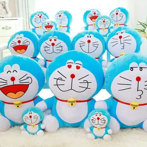 사용자 정의 귀여운 제조 업체 도라에몽 인형 Jingdang 고양이 인형 도라에몽 플러시 장난감 어린이 베개 인형 생일 선물 도매
