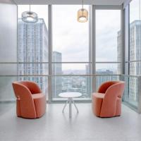 Ensemble de canapés en tissu moderne pour bureau, salon et bureau à domicile - Mobilier de réception commercial confortable