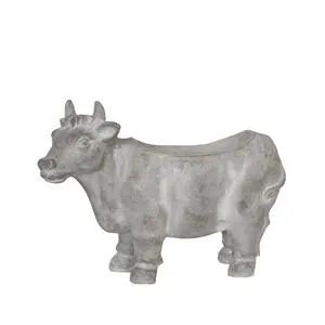 MGO Craft ของตกแต่งสวนรูปปั้นวัว,การตกแต่งรูปปั้นหมูในสวนการตกแต่งรูปปั้นชีวภาพ