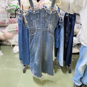 Jupe en jean d'occasion YIJIAYI avec ceinture pour femme, en polyester/coton, haute qualité, provenance Chine (premières villes) - Product Image 6