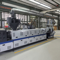 Ligne de production de fabrication de particules de plastique dur PP/PE ABS recyclé à partir de déchets plastiques intégrée à un moteur à vis simple