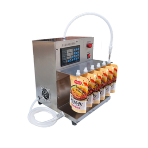 Duy nhất nozzlesmall điện hút miệng túi máy làm đầy túi nước trái cây cà phê sữa túi bán tự động Máy làm đầy chất lỏng - Product Image 6