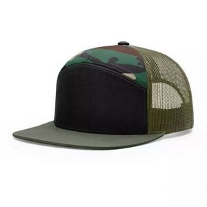 หมวกแก๊ปทรงทรัคเกอร์ Richardson 168 แบบ Snapback ปีกแบน 7 แผง  ปักโลโก้แบบตาข่าย - Product Image 2