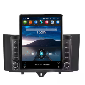 Reproductor de DVD para coche estilo Tesla 4 + 64G Video para coche para Benz Smart Fortwo 2011-2015 WIFI Radio de coche Audio FM RDS Carplay BT estéreo 4G LTE - Product Image 1