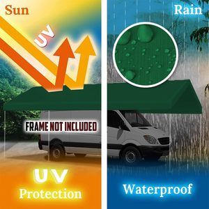 12 'x 20' grandi tende all'aperto commerciali per gli eventi tessuto impermeabile bianco doppi strati (solo la copertura superiore, la struttura non è inclusa) - Product Image 6