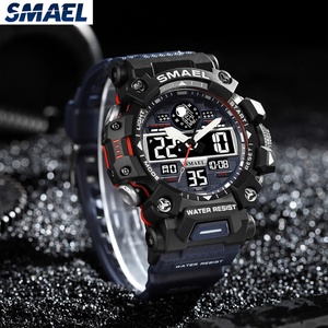 Montre de mode SMAEL pour hommes, style G, montres de sport étanches, montres analogiques à quartz numériques de luxe pour hommes - Product Image 5