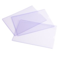 Approvisionnement direct usine : Pochette A6 en caoutchouc rigide pour affiches, enveloppe en PVC pour supermarché avec présentoirs transparents modernes