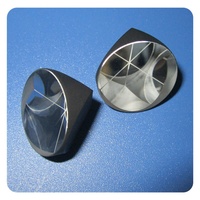 Fabrication approvisionnement personnalisé verre optique réfléchir coin Cube prisme Dia3mm inventaire 25.4mm avec revêtement réfléchissant