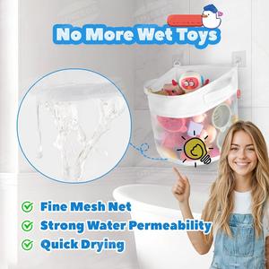 <b>Bath</b> Toy Organizer,4 Gallons Bathtub Toy <b>Storage</b> Organizer,Quick Access <b>Bath</b> Toy Holder Quick Dry Baby <b>Bath</b> Toy <b>Storage</b> for Tub - Product Image 3