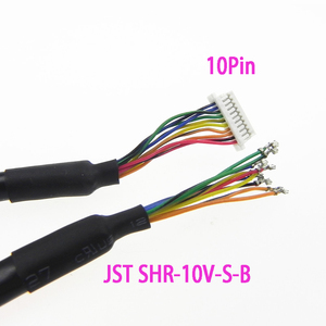 Özel JST SHR 10 Pin Açık Uçlu Sinyal Kablosu 1.0mm Aralıklı Tel-Kart Kablo Demeti Otomasyon Ekipmanları İç Kablolaması için - Product Image 1
