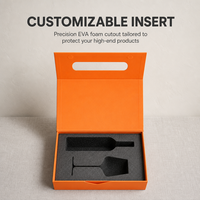 Boîte cadeau rigide de luxe personnalisée RDY avec poignée et insert personnalisé pour un emballage haut de gamme