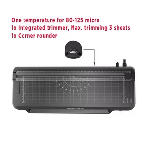Plastifieuse à rouleaux chauffante A4, machine à plastifier les photos 292 pour usage domestique et professionnel - Product Image 2