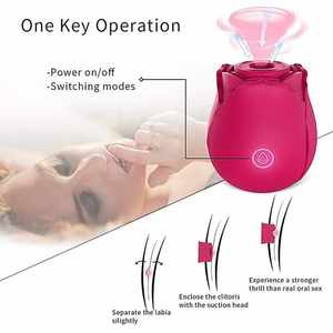 Tăng Đồ chơi tình dục Vibrator cho phụ nữ <span class=keywords><strong>2025</strong></span> nâng cấp Rose sucking rung âm vật núm vú kích thích với 18 chế độ - Product Image 6