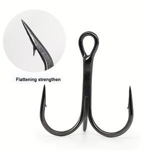Hameçon de pêche triple en acier au carbone de haute qualité, renforcé <span class=keywords><strong>3X</strong></span>, vente en gros # <span class=keywords><strong>2</strong></span>/4/6/<span class=keywords><strong>8</strong></span>/10 1/<span class=keywords><strong>0</strong></span> <span class=keywords><strong>2</strong></span>/<span class=keywords><strong>0</strong></span> 3/<span class=keywords><strong>0</strong></span> pour la pêche à la ligne dans les rivières - Product Image 2