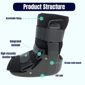 Soporte Ortopédico Ajustable <span class=keywords><strong>para</strong></span> Caminar y Andador <span class=keywords><strong>para</strong></span> Esguince de <span class=keywords><strong>Tobillo</strong></span> Severo, Inmovilización, <span class=keywords><strong>Bota</strong></span> Médica - Product Image 5