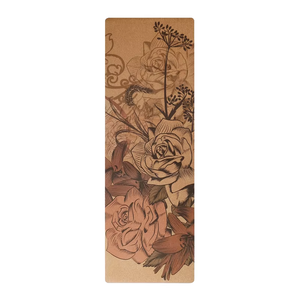 <span class=keywords><strong>Tapis</strong></span> de yoga en liège naturel écologique à motif personnalisé, ensemble de <span class=keywords><strong>tapis</strong></span> de yoga en liège, antidérapant, épaissi, pour gymnastique, danse et yoga - Product Image 3
