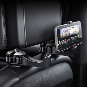 Seggiolino auto gancio sedile posteriore nascosto portaoggetti multifunzionale poggiatesta universale porta cellulare accessori interni - Product Image 1
