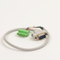 Kabel Ekstensi D-sub Male to Male 9 Pin untuk Instalasi Lapangan, Warna Abu-abu, Kabel Db9 1m 2m 3m 5m 10m