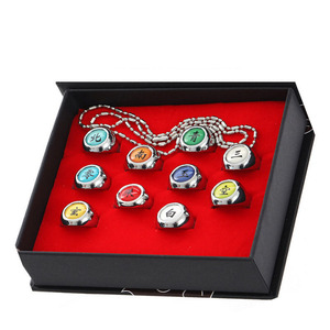 Anillos <span class=keywords><strong>de</strong></span> Joyería Chapados en Oro <span class=keywords><strong>de</strong></span> 18k al Por Mayor <span class=keywords><strong>de</strong></span> Anime Ninja <span class=keywords><strong>Akatsuki</strong></span>, Accesorios <span class=keywords><strong>de</strong></span> Disfraz Cosplay para Hombres y Niños - Product Image 3