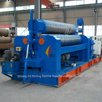 Machine à cintrer les tôles à trois rouleaux sur mesure pour usine, Cintreuse de tôles à 3 rouleaux, Rouleuse de tôles