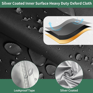 Funda para Silla de Ruedas Eléctrica OEM con Cierre y Cordón Ajustable, 420D Oxford Impermeable, Protege Contra Lluvia, Viento, Polvo, Sol y Rayos UV - Product Image 5