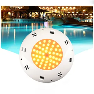 factory supplier DC12V pc materials surface mounted color changeable RGB underwater pool lamp