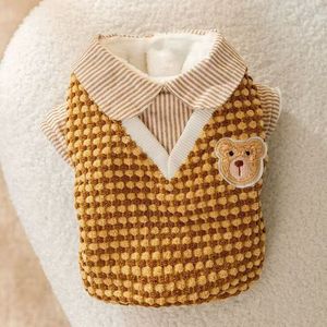 Vêtements d'hiver mignons pour chiots de petite taille, <span class=keywords><strong>pull</strong></span> en polaire chaud et confortable pour chien pour l'été et le printemps - Product Image 3
