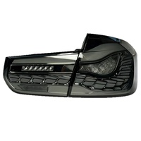 Ensemble de feux arrière de remplacement exclusif pour BMW Série 3 F30 F35 2012-2018, feux arrière LED 3D à effet écailles de dragon, dynamiques RGB