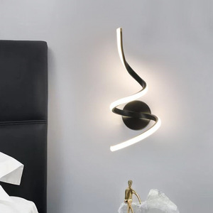 Long-strip Nordic-style Minimalist LED Iron Indoor <b>Wall</b> <b>Sconce</b> for Bedroom Living Room Entryway-<b>wall</b>-mounted Reading <b>Light</b> - Product Image 2
