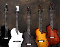 Martinez Silent Nylon String Guitar Hispania Martini Crossover Rosewood Fretboard Maple Music Instruments