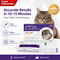 Kits de dépistage rapide du coronavirus félin pour animaux de compagnie, tests antigéniques pour chats, tests vétérinaires rapides FCOV