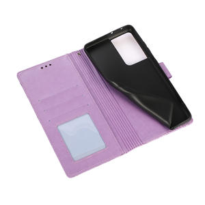Funda Casual Chic de Lujo para <span class=keywords><strong>S22</strong></span> Plus con Almacenamiento para 3 Tarjetas, Relieve, Resistente a Golpes, Sensación de Piel y Soporte Invisible - Product Image 2