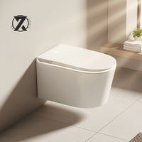 Sanitaires américains et européens de conception moderne, toilettes intelligentes à montage mural, céramique pour hôtel avec télécommande