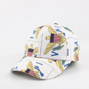 Nouvelle Arrivée Casquette de Baseball Drapeau des Îles Vierges Américaines Protection Solaire Visière Casquette Bec de Canard Tous Drapeaux Personnalisé<span class=keywords><strong>s</strong></span> Unisexe Tendance Moins Cher - Product Image 1
