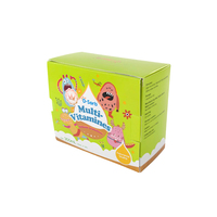 Usine personnalisé réutilisable vitamine pilule supplément bande papier expédition tiroir boîte Portable en relief vitamine emballage boîte