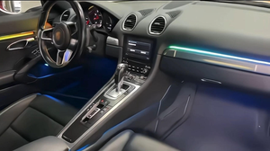 SJC 64 couleurs, éclairage ambiant dynamique pour voiture, pour <span class=keywords><strong>Porsche</strong></span> 2016-2023, modèles 718, éclairage intérieur de voiture, accessoires de décoration de voiture - Product Image 2