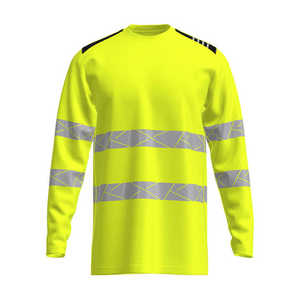 Suministro de fábrica, ropa de trabajo de seguridad altamente reflectante, camiseta OEM FR al por mayor, campo de seguridad reflectante de alta visibilidad a prueba de agua - Product Image 5