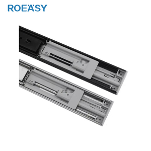 ROEASY LOCK 1 45MM 1.1*1.1*1.4MM Full Extension Soft Closing <strong>Drawer</strong> Slide Telescopic Channel <strong>Runner</strong> for Cabinet Furniture - Product Image 5