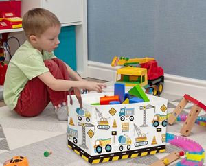 Panier de rangement rectangulaire pour vêtements, jouets et cubes, pour véhicules d'ingénierie - Product Image 6