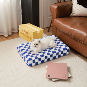 Ortopedik destek köpek yatağı bellek köpük ile su geçirmez geri dönüşümlü lüks kadife Pet yatak büyük orta köpekler için - Product Image 1