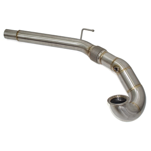 DEX Silver Tuyau d'échappement de 1,5 mm d'épaisseur Volkswagen <span class=keywords><strong>Golf</strong></span> <span class=keywords><strong>7</strong></span> <span class=keywords><strong>GTI</strong></span> 2.0T Premium Tuyaux d'échappement en acier inoxydable de haute qualité <span class=keywords><strong>Downpipe</strong></span> droit 100% - Product Image 2