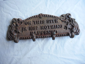 Sắt đúc nặng TRÊN TRANG ĐIỀN NÀY vào năm 1897 KHÔNG CÓ GÌ XẢY RA MÀUMÀ - Product Image 3