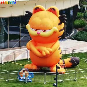 Gigantische Opblaasbare Dieren Garfield Custom Opblaasbare Mascotte Hoge Kwaliteit Bedrukte Opblaasbare Cartoon Voor Winkelcentrum Promotie - Product Image 3